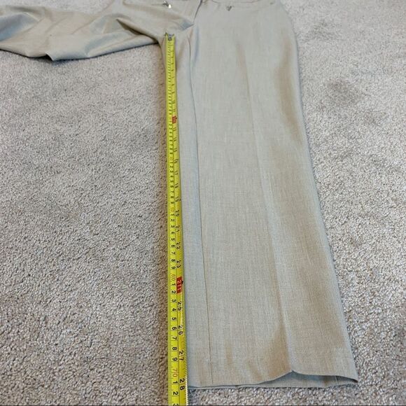 Laura beige stretchy dress pant trousers Sz 6 - Picture 9 of 11